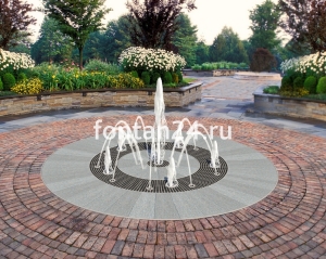 Пешеходный фонтанный комплект "Талисман" ø=3 м Пешеходный фонтанный комплект "Талисман" ø=3 м